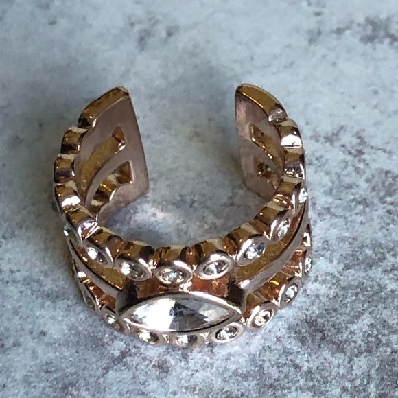 Rachel Zoe Love AJ Stacked Rose Gold Ring - Picture 4 of 7